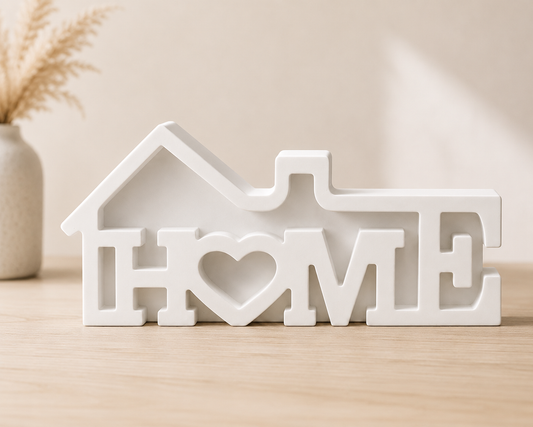 Leuchtdeko "HOME"