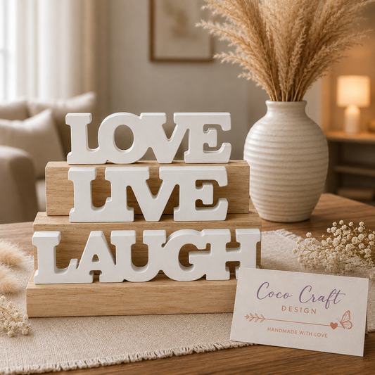 LOVE • LIVE • LAUGH – Dekoset